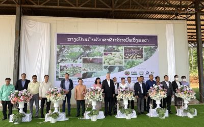 ທ່ານທູດປີເຕີ ໄດ້ເຂົ້າຮ່ວມງານ ພິທີເປີດນຳໃຊ້ສາງເຢັນເກັບຮັກສາຜະລິດຈະພັນພືດເພື່ອສົ່ງອອກ ທີ່ເມືອງບາຈຽງຈະເລີນສຸກ, ແຂວງຈຳປາສັກ